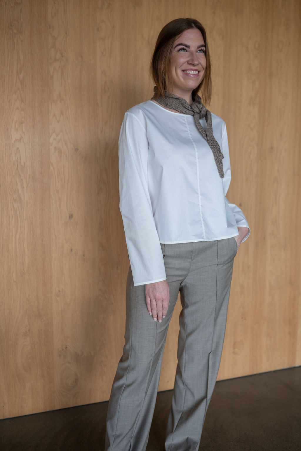 AVIN.A greige - Hose – Bild 5