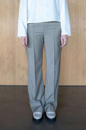 Nachhaltige Business-Hose aus Wolle mit Gummibund