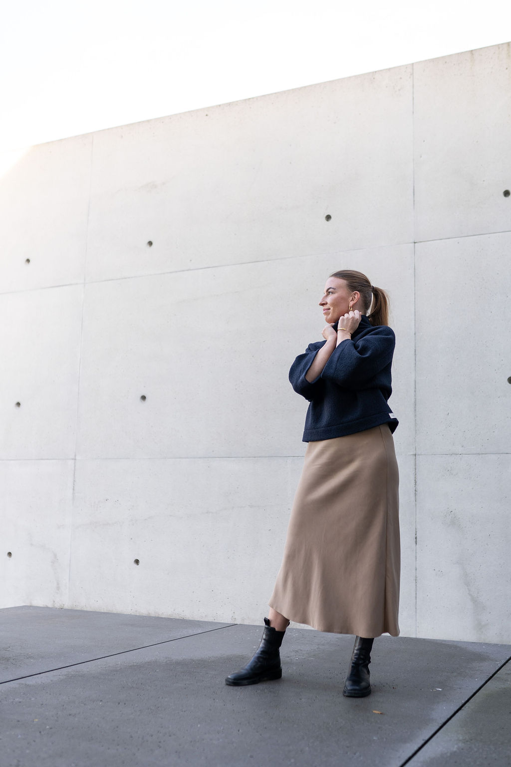 TALV.Y navy - Wollpullover – Bild 8