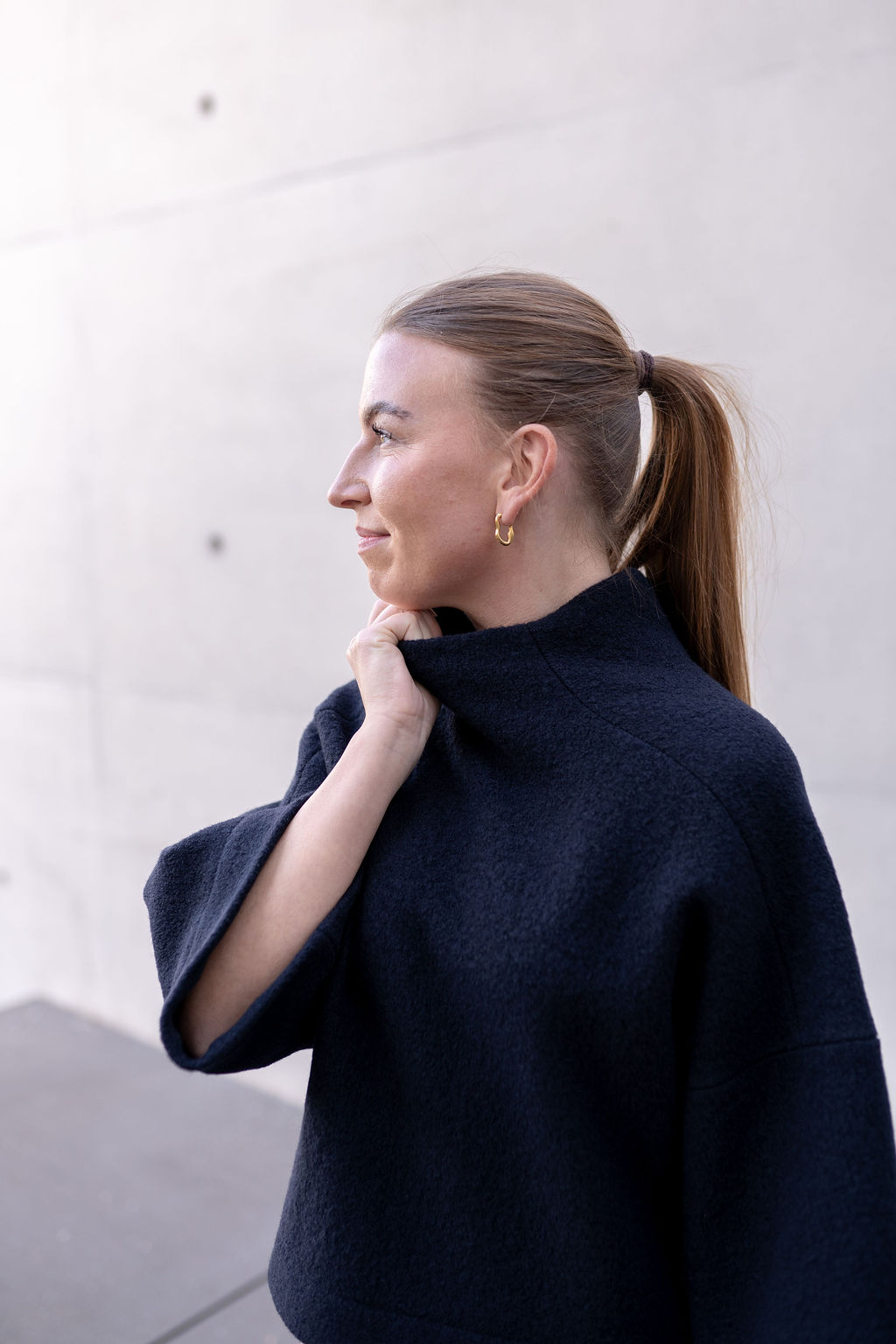 TALV.Y navy - Wollpullover – Bild 6