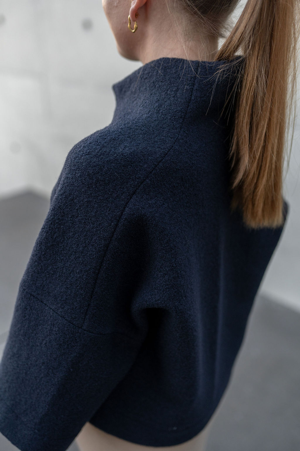 TALV.Y navy - Wollpullover – Bild 5