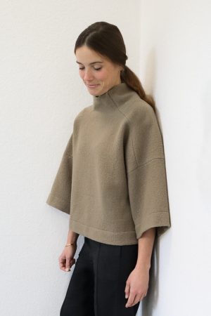 TALV.Y clay - Wollpullover